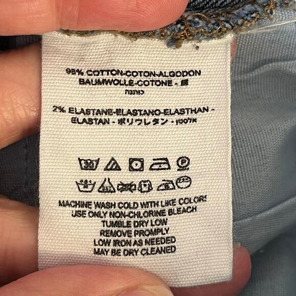 Free People Great Heights Fringe Skinny Jeans Medium Wash Size 27 - Picture 10 of 10